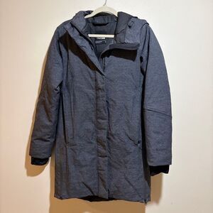 The North Face Women's DefDown Parka GTX Gore-Tex Gray 550 Down Jacket